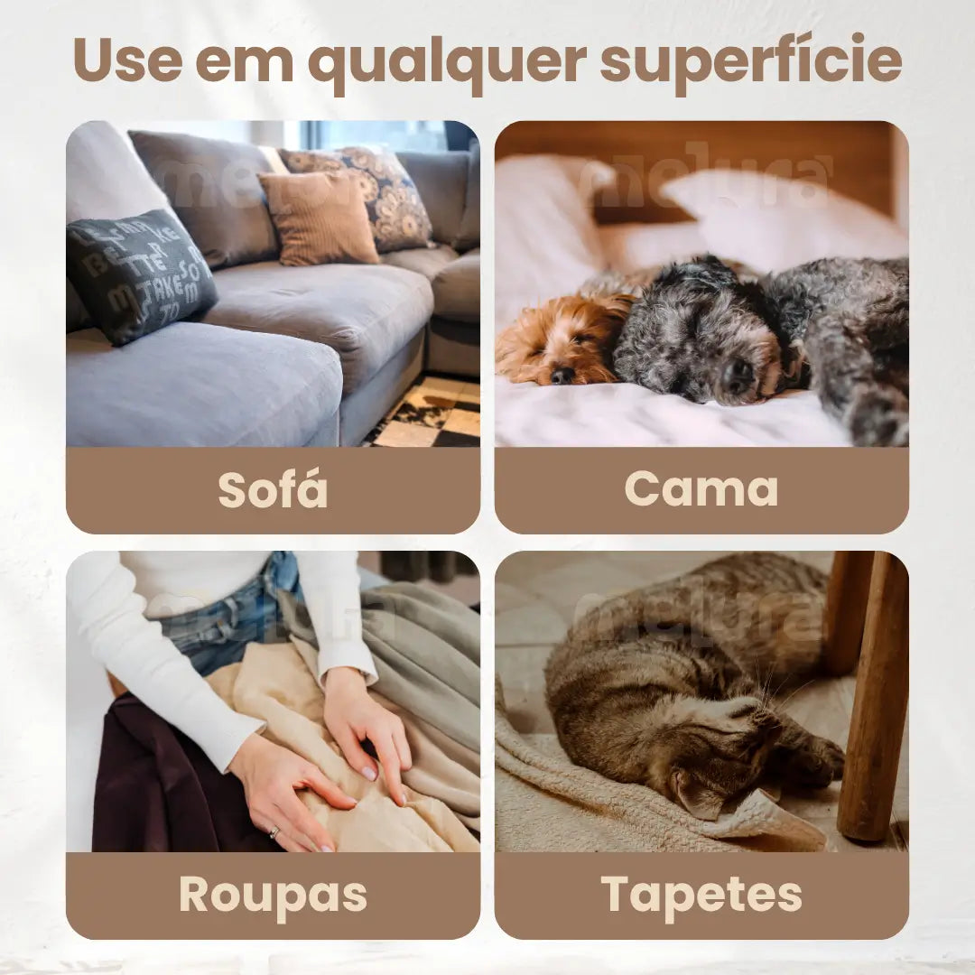 Escova Melura – Solução contra pelos de cães e gatos