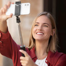 SelfieTrip – Tripé Retrátil 1,7m com Controle Bluetooth