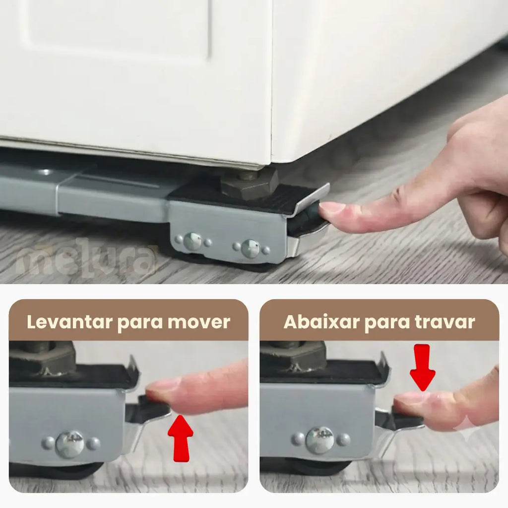 Move Fácil Melura | Suporte com Rodinhas