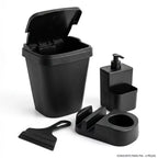 Kit Organizador de Pia 4 Peças | Seu Banheiro Muito Mais Organizado