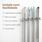 Suporte Organizador de Mops, Vassouras e Utensílios